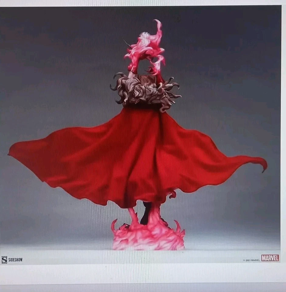 SCARLET WITCH Marvel Comics Premium Format 1/4 Statue Sideshow Collectibles - Photo 4/4