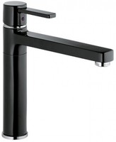 Kludi 38 973 86 75 Chrome Zenta Dn 10 Kitchen Sink Tap With Fixed Spout - Black Kludi 38 973 86 75 Chrome Zenta Dn 10 Kitchen Sink Tap With Fixed Spout - Black