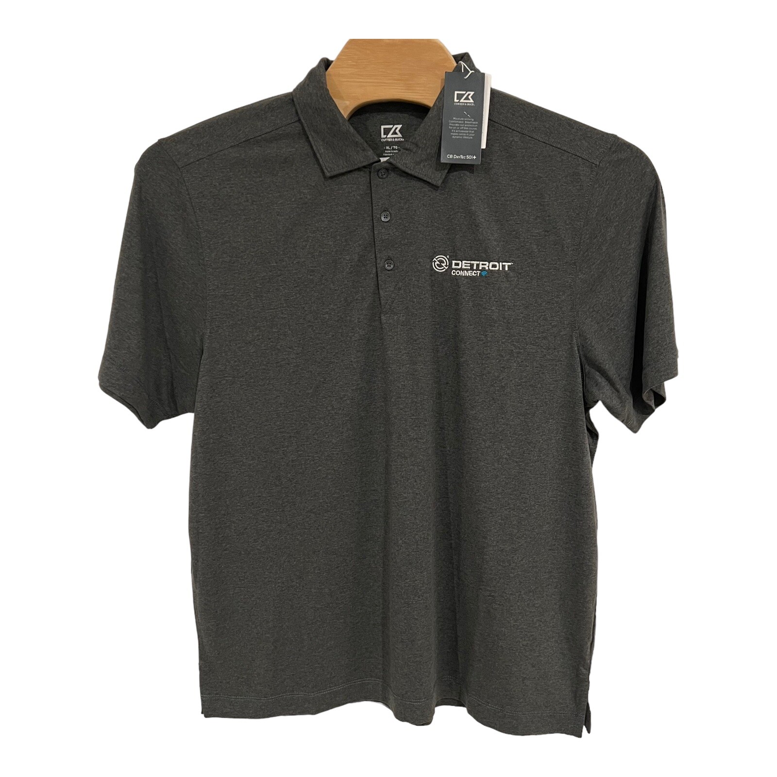 NEW Cutter & Buck  Mens Polo Shirt Short Sleeve Comfor, XL