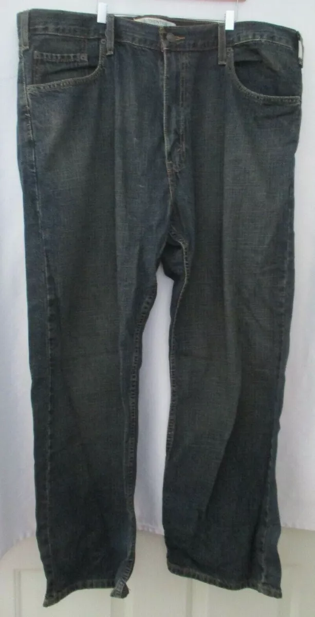 LEVIS AUTHENTICS SIGNATURE LOOSE BLUE DENIM JEANS - SZE 40 X 28