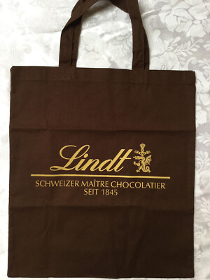 Lindt Schokolade Tragetasche Beutel Einkaufsbeutel Tote Bag Baumwolle NEU
