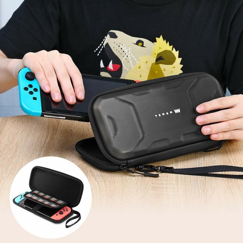 Mumba For Nintendo Switch Console Travel Carrying Case Ultra Slim Hard Shell Bag - Imagen 9 de 16