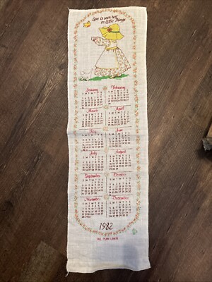 1982 Tea Towel- Love is seen best in little things