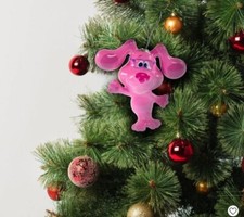Blue's Clues Magenta Decoupage Christmas Tree Ornament
