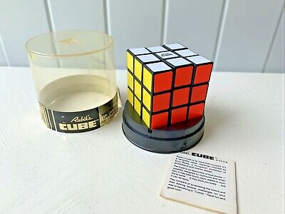 1980 Vintage Ideal Toy RUBIKS CUBE Puzzle 1 Sealed Original Package Box NOS MINT 