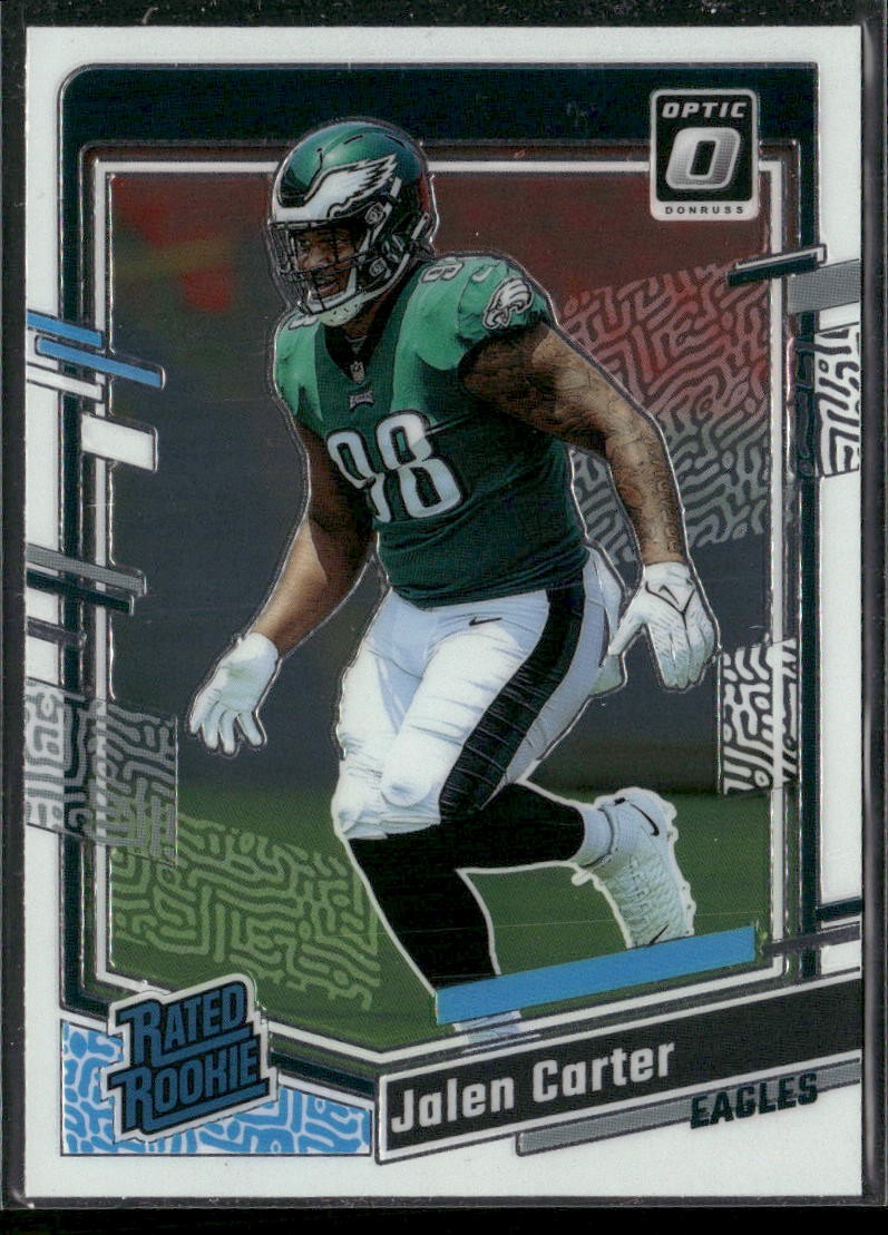2023 Donruss Optic #281 Jalen Carter Rookie Philadelphia Eagles