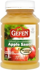 Gefen Unsweetened Apple Sauce, No Added Sugar, Natural, 652g