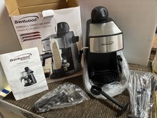 Brentwood GA-125 Espresso and Cappuccino Maker Black - NEW IN OPEN BOX