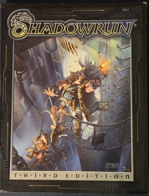 FASA Shadowrun Third Edition Roleplaying Game Rulebook 1998 MPN 7001