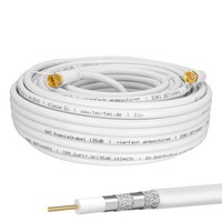 Antennenkabel Sat Koaxialkabel Kabel 4 Fach 135Db Koax Tv Stecker Full Hdtv 4K