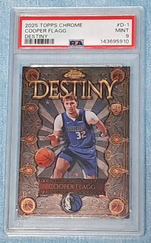 2025 Topps Chrome Cooper Flagg Base (PSA 9)