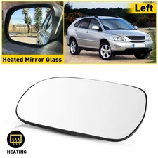 Left Driver Side Wing Mirror Glass Heated For Lexus RX RX300 RX350 RX400H 03-08