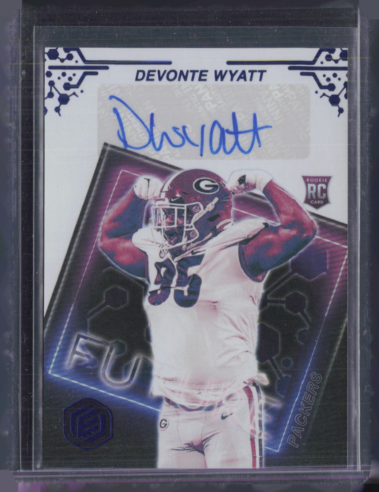 Devonte Wyatt Panini Elements Future Signs Autographs #FSDW Blue
