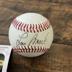 Lou Brock Signed Missouri Hall Of Fame Baseball JSA Certified Bold Signature