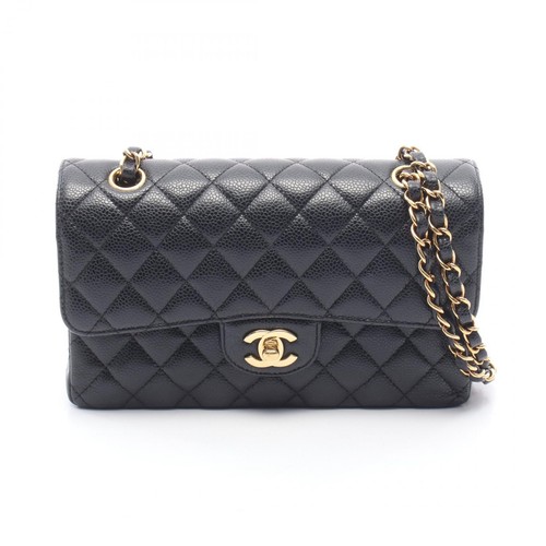 Chanel Matelasse W Flap Shoulder Bag Indian Calf r0_0525