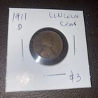 1911 D Lincoln Cent $3