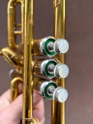 Vintage 1950s King Cleveland 600 Trumpet w/Case Musical Instrument