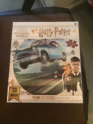 Harry Potter 500 STÜCK PRIME 3D FLIEGENDES AUTO PUZZLE 24 X 18 ZOLL