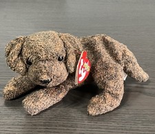 Ty Beanie Baby FETCHER the Brown Lab Dog 7 Inch MWMTs Stuffed Animal Toy 245