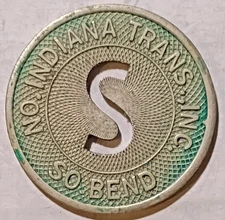 South Bend, Indiana - No. Indiana Trans., Inc. One 3 For 25¢ Fare IN 860 G