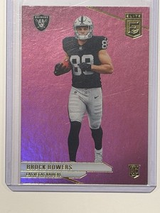 2024 Panini Donruss Elite - Rookies Brock Bowers #162 Pink (RC)