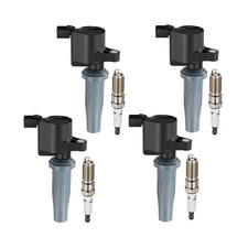 4 Ignition Coils Pack+4 Spark Plug Kit   Fix ...