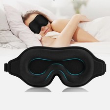 3D Travel Nylon rope&cotton Eye Mask Sleeping Soft Padded Shade