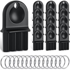 15 PCS Paper Towel Dispenser Key Fits Commercial Toilet Dispensers Black