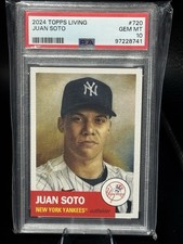 2024 Topps Living Set Juan Soto #720 New York Yankees PSA 10 Gem Mint Low Pop