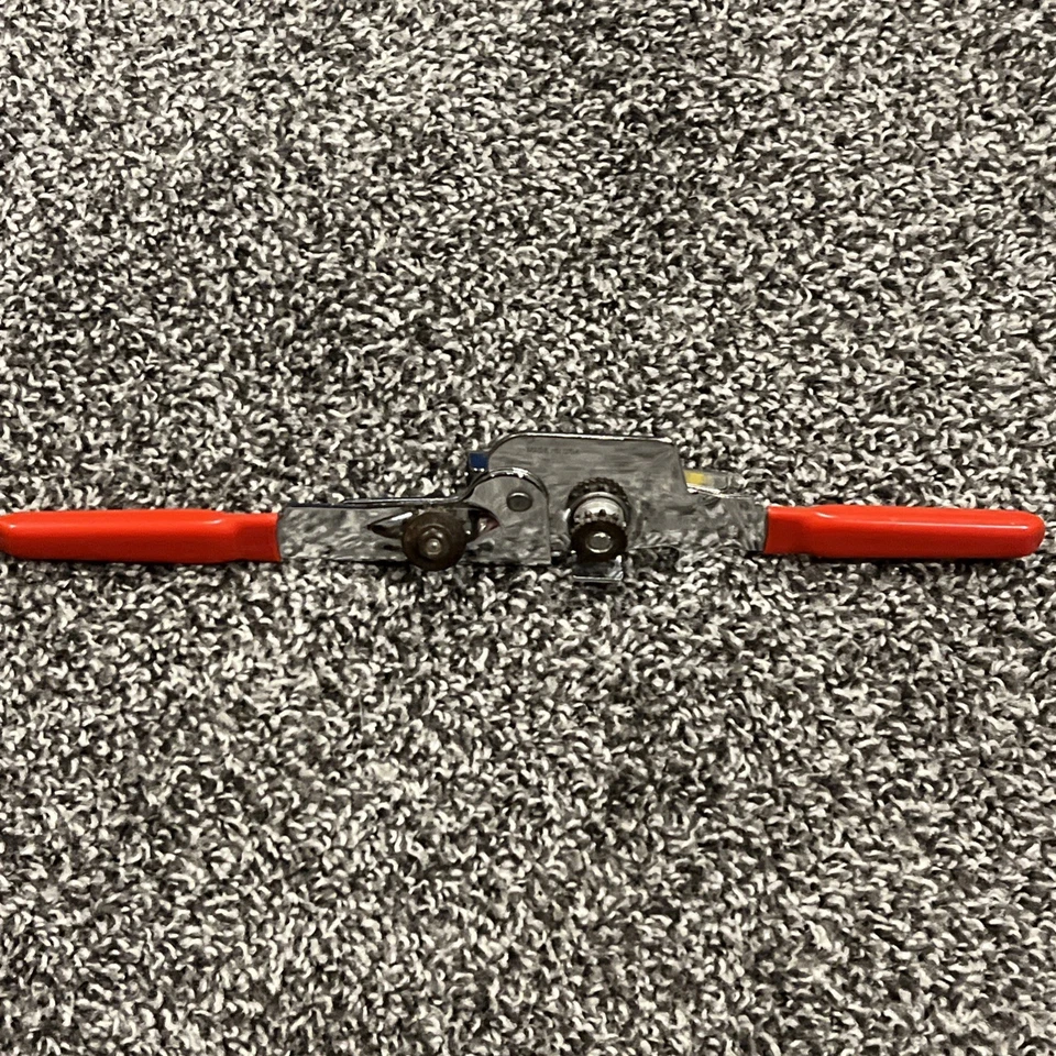 Vintage Swing-A-Way Manual Can and Bottle Opener Red Handles 7” USA! - Image 4 of 4