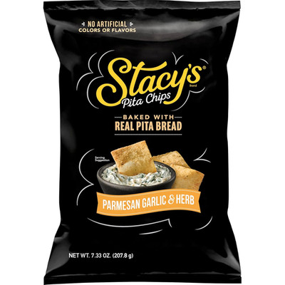 Stacy S Pita Chips, Parmesan Garlic & Herb, No Artificial Colors or Flavors, 7.3