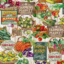 Farmers Market - 1 yard price! - Continuous yards available.