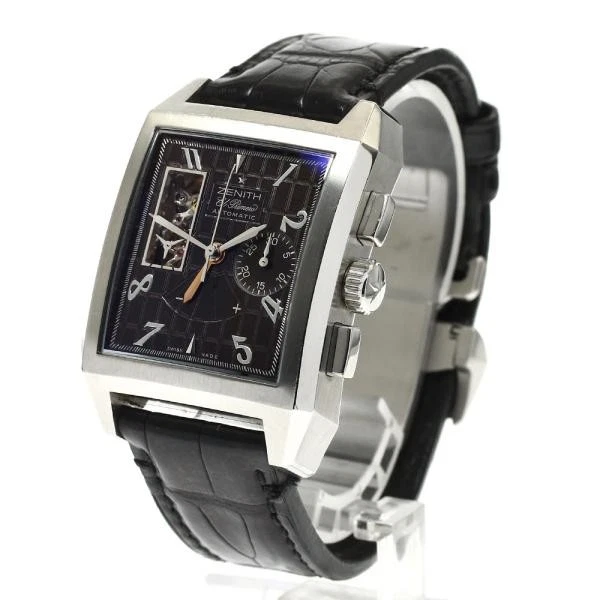 Zenith — Zenith Pilot Open 03.0540.4021 34mm SS Brown Dial Automatic Watch #C5880