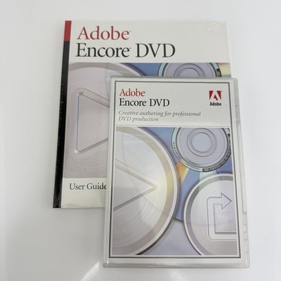 Adobe Encore DVD Full Version w Serial Number + User Guide Windows XP 2000 98 NT