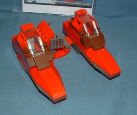 STAR WARS, TWIN-POD CLOUD CAR SET 7119 - LEGO - 2002 - USED