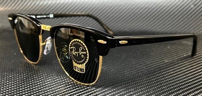 RAY BAN RB3016 W0365 Black on Arista Square 55 mm Unisex Sunglasses