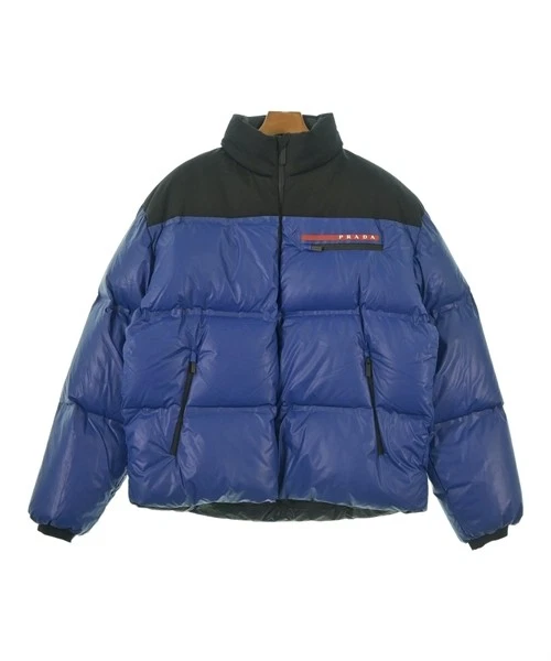 PRADA 蓝色外套、夹克、背心尼龙外壳男士| eBay