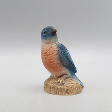 Eastern Bluebird Miniature Figurine Resin Small 2 inch realistic USA made