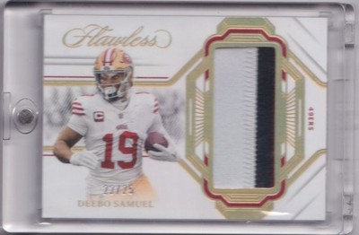 2023 Panini Flawless Patches Deebo Samuel Patch 22/25 San Francisco 49ers #P-DSA