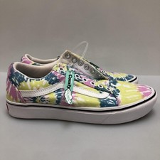 NEW Vans ComfyCush Old Skool Shoes Mens Size 6.5 Tie Dye Low Top Skate Sneakers