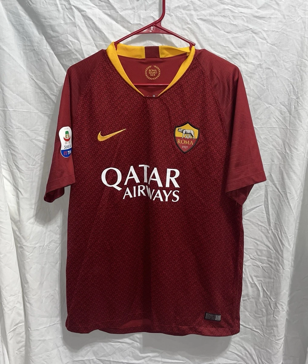 Maillot AS Roma 2019/2020 Pré-match Nike - Taille M Homme - Occasion Bon état - Rouge
