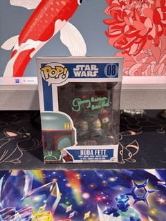 Jeremy Bulloch Signed Boba Fett 08 Funko Pop! Vinyl Star Wars SWAU COA