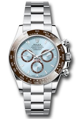 Rolex 40mm Cosmograph Daytona Ice Blue Platinum Watch - 126506