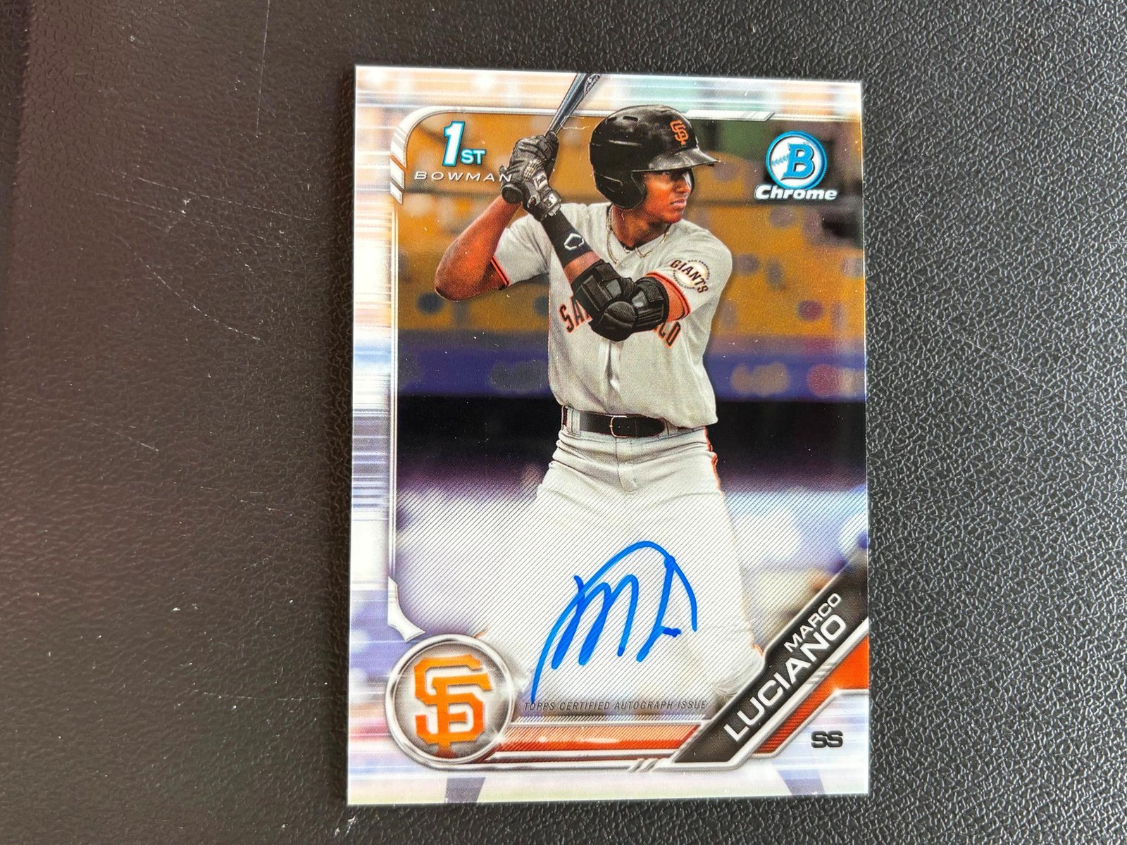 Marco Luciano 2019 Bowman Chrome 1st Auto Autograph RC SF Giants E99