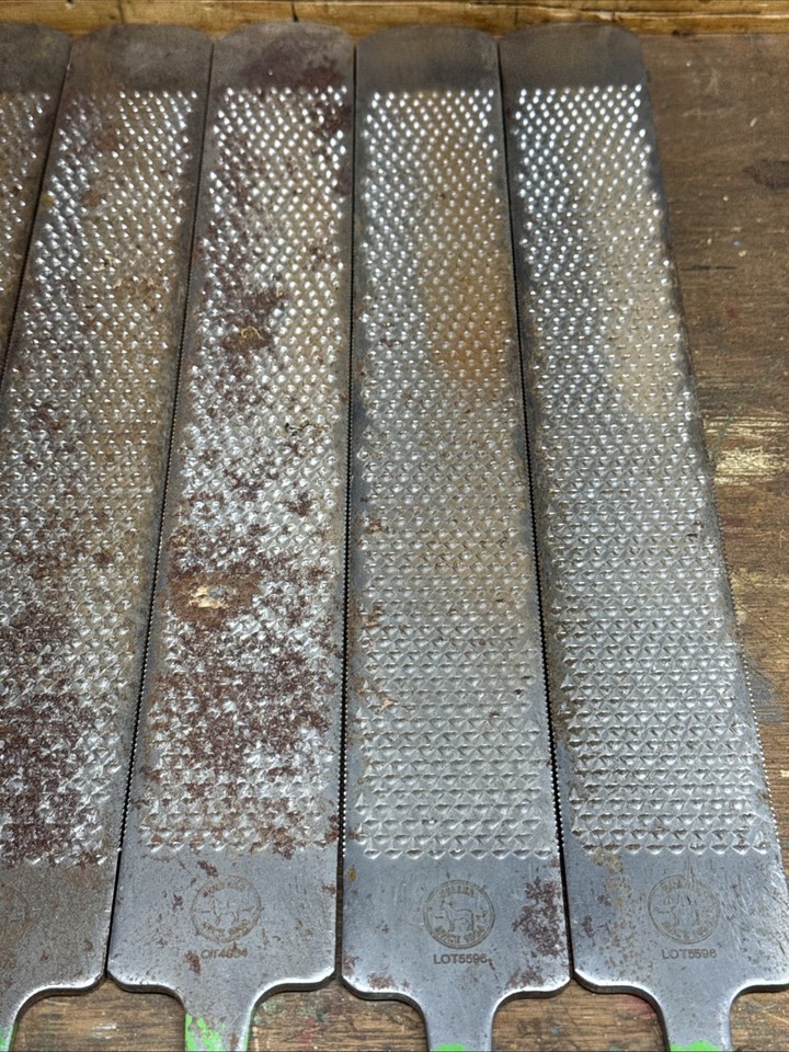 10 HELLER Horse Rasps Files Horseshoe Farrier Metalworking ...