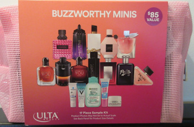 Ulta Beauty Buzzworthy Minis 17 Pc Set PERFUMES ARE SMALL SAMPLE SIZE NOT MINIS
