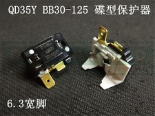 2PCS refrigerator water dispenser overload protector QD35Y BB30-125  N