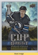 2025-26 Upper Deck Series 1 Cup Quest William Eklund #CQ-6 READ 1t8t