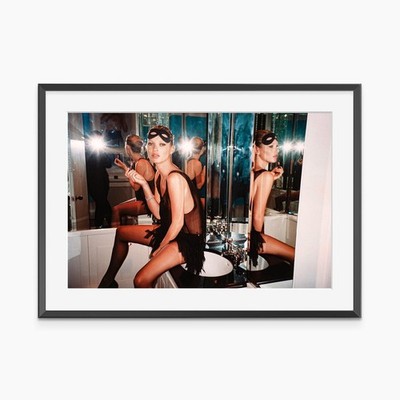 Kate Moss Poster Black White Retro Fashion Wall Art Aesthetic Room Decor