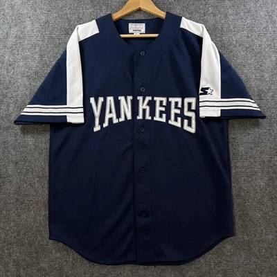 New York Yankees Women's Plus Size Pop Fashion Button-Up Jersey - Black